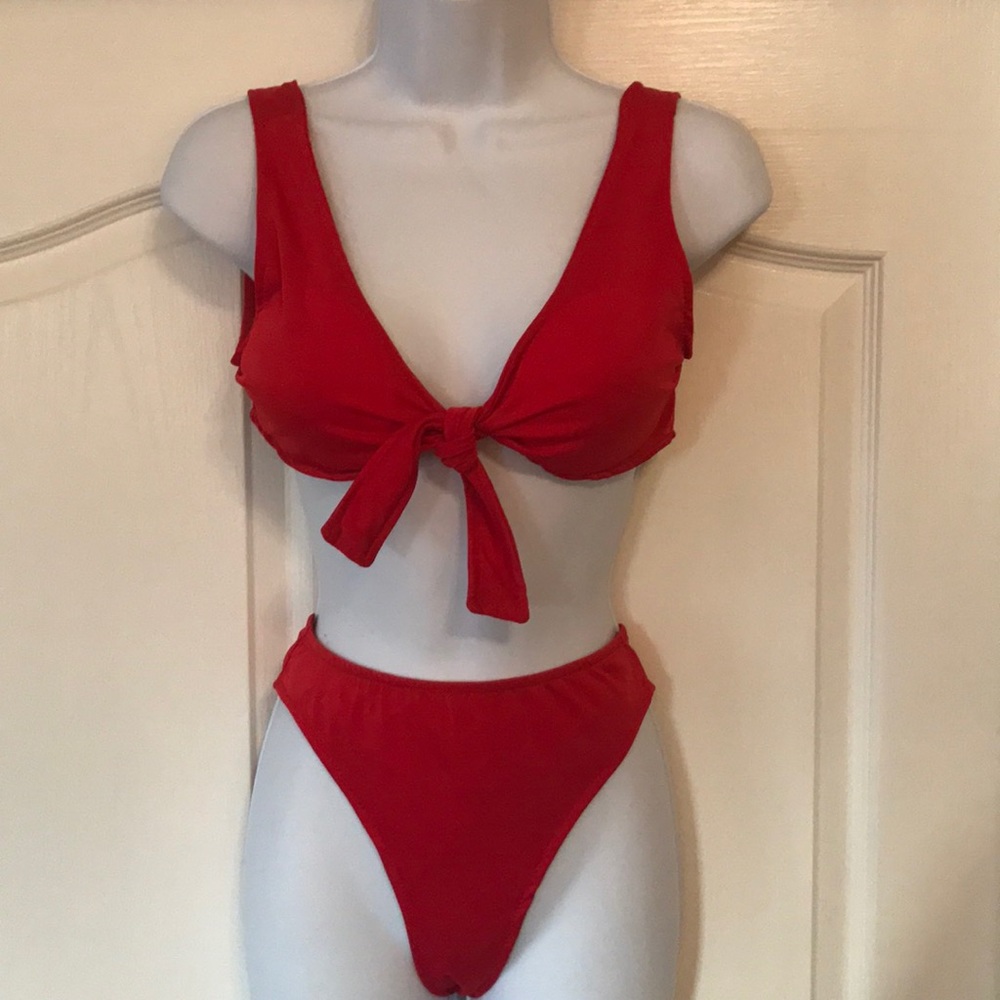 Red Swim Suit